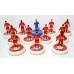 Subbuteo Andrew Table Soccer Olympiacos 2020-21 Champions League kit edition ON WSB Professional bases